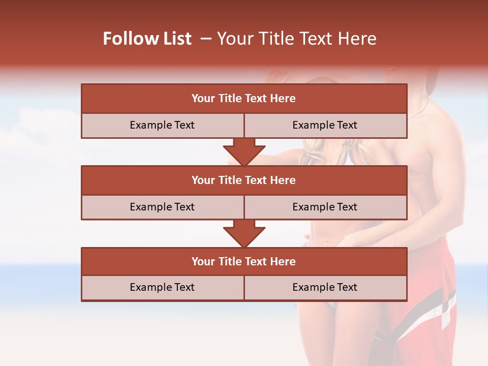 Lover Beautiful Summer PowerPoint Template