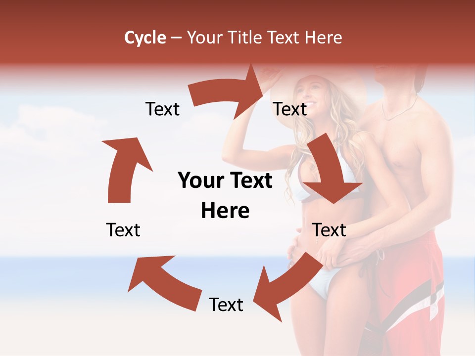 Lover Beautiful Summer PowerPoint Template