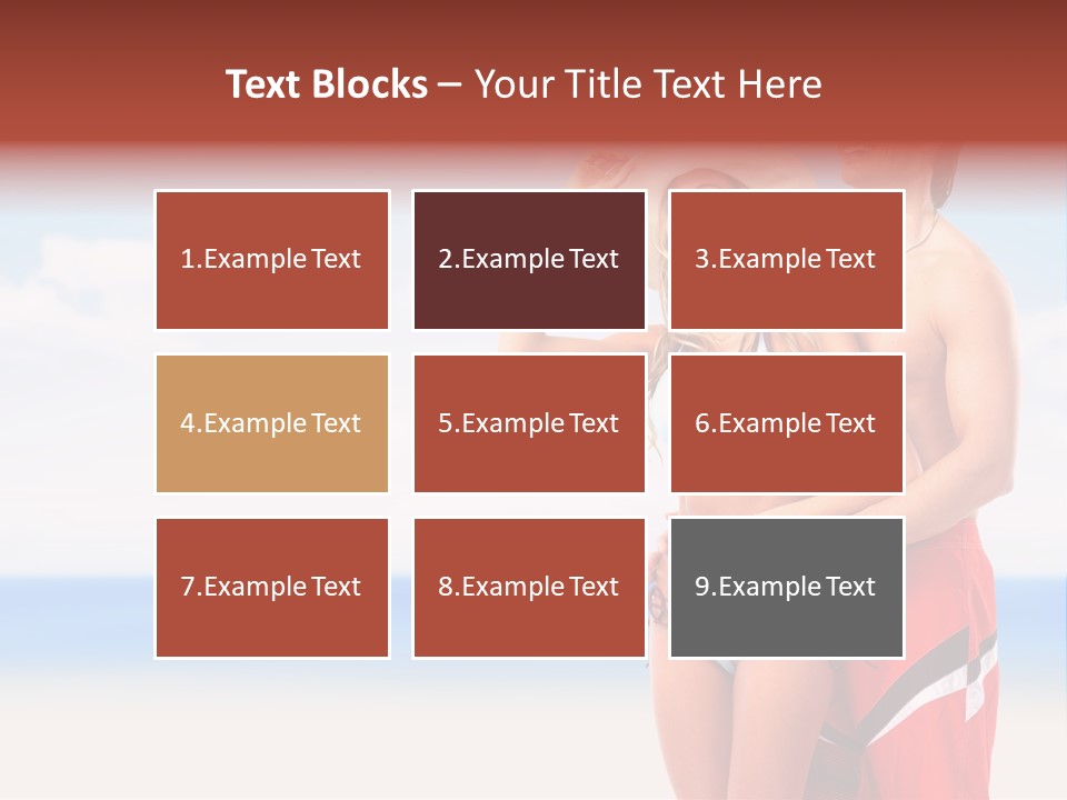 Lover Beautiful Summer PowerPoint Template