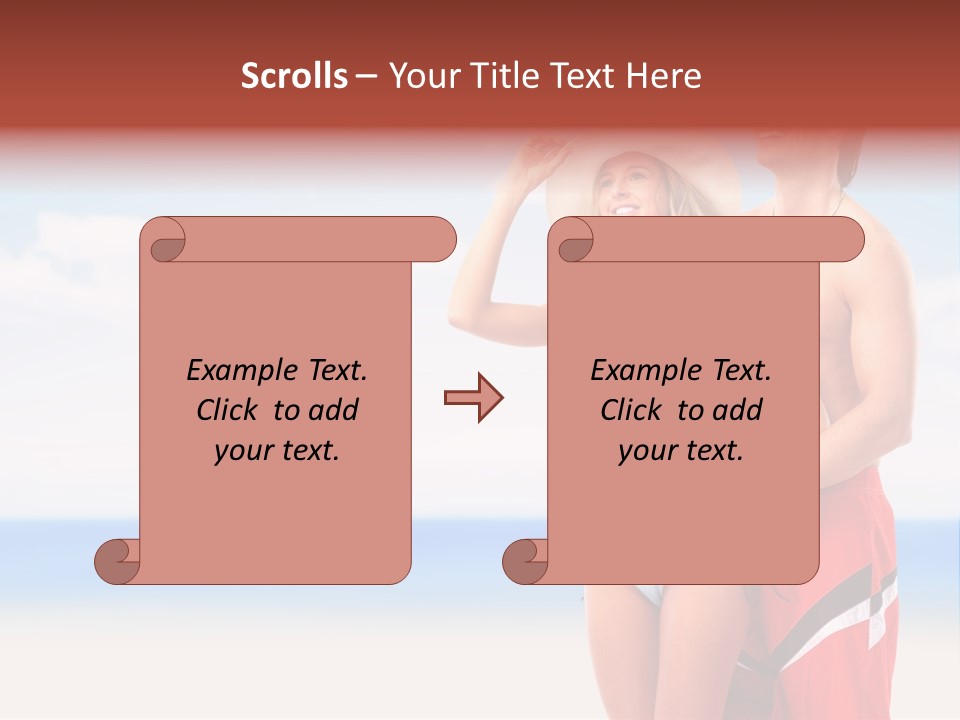Lover Beautiful Summer PowerPoint Template
