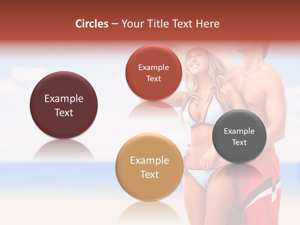 Lover Beautiful Summer PowerPoint Template