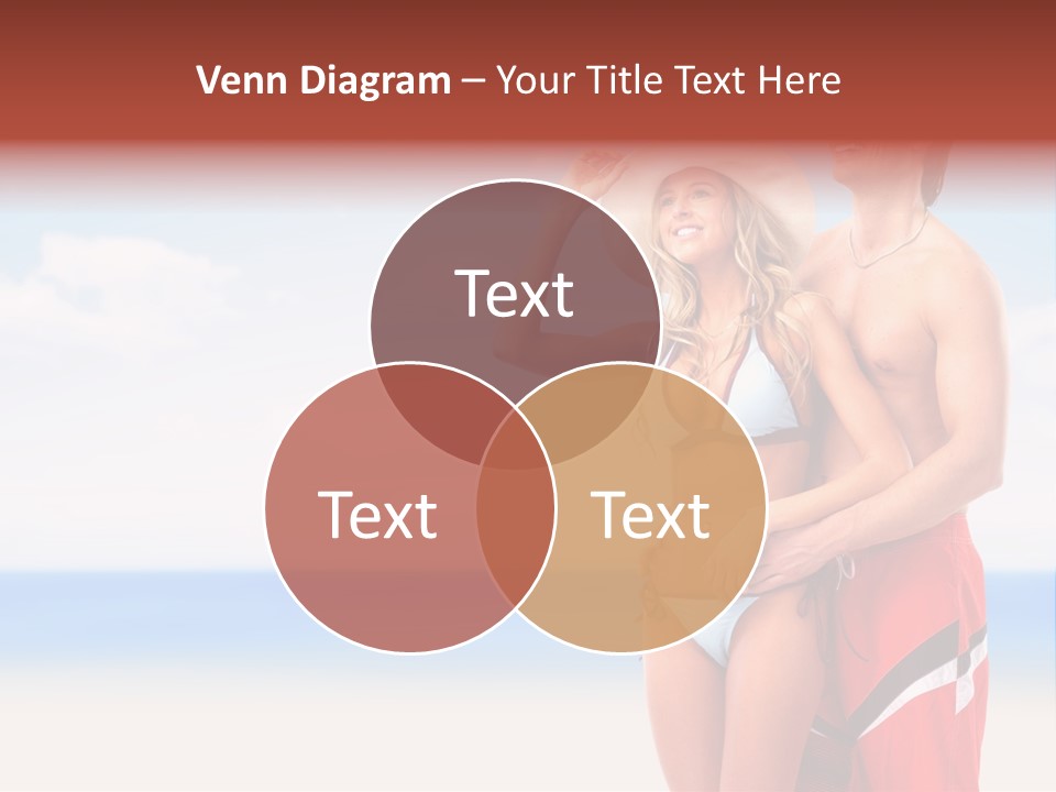 Lover Beautiful Summer PowerPoint Template