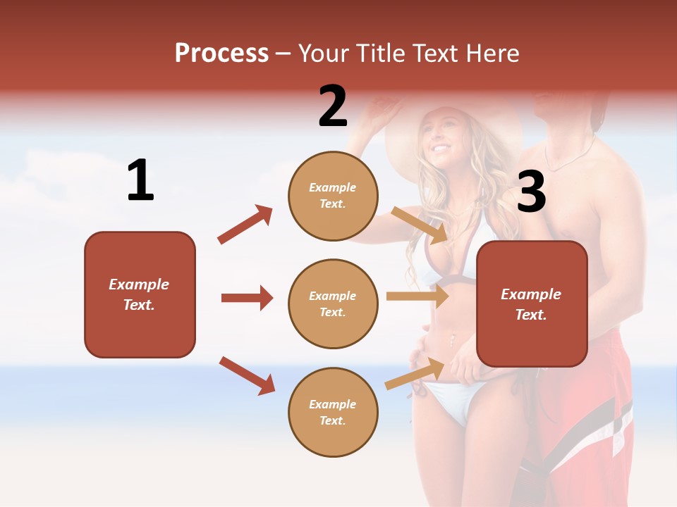 Lover Beautiful Summer PowerPoint Template