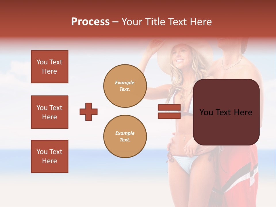 Lover Beautiful Summer PowerPoint Template