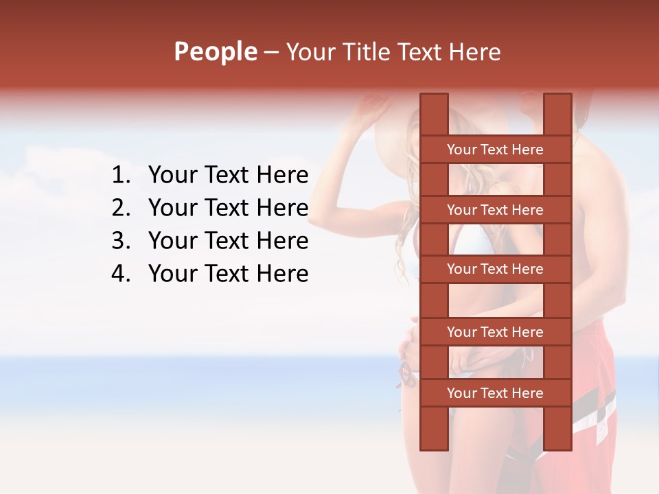 Lover Beautiful Summer PowerPoint Template