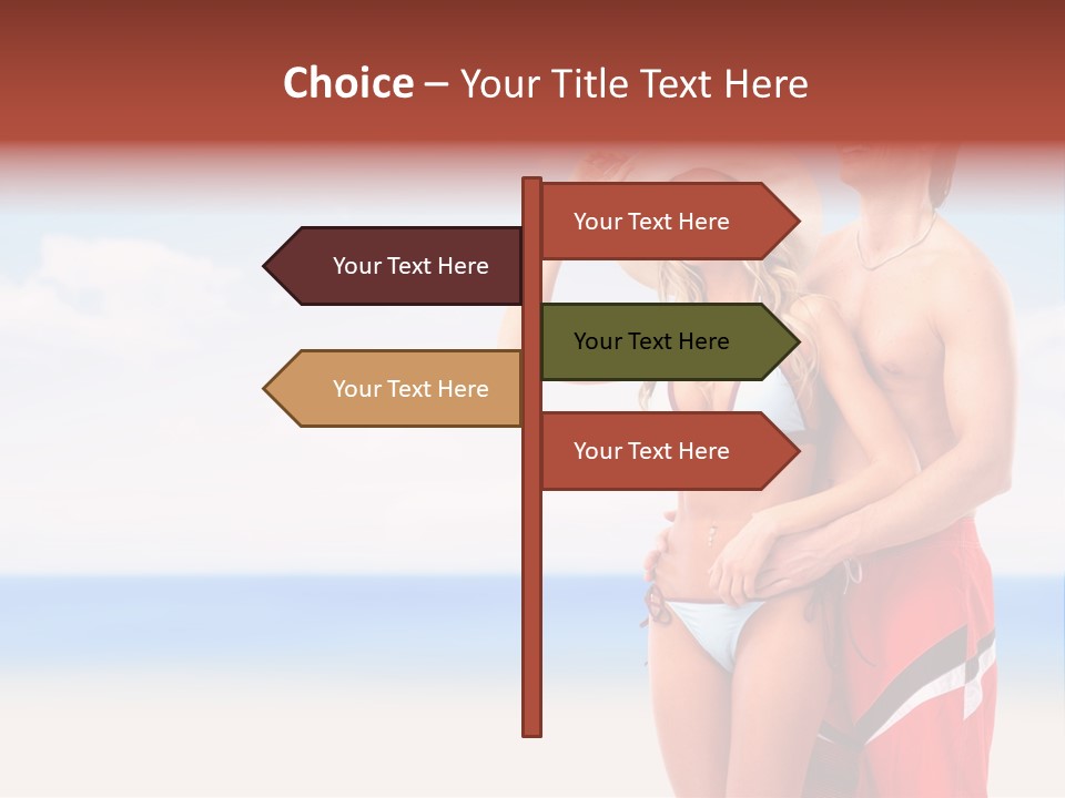 Lover Beautiful Summer PowerPoint Template