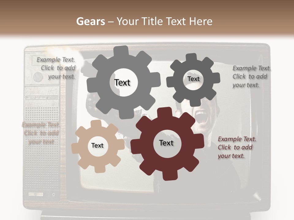 Man Games News PowerPoint Template