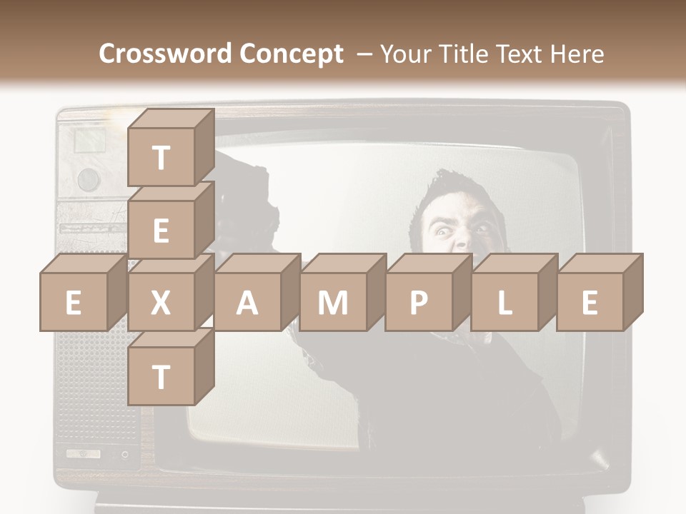 Man Games News PowerPoint Template