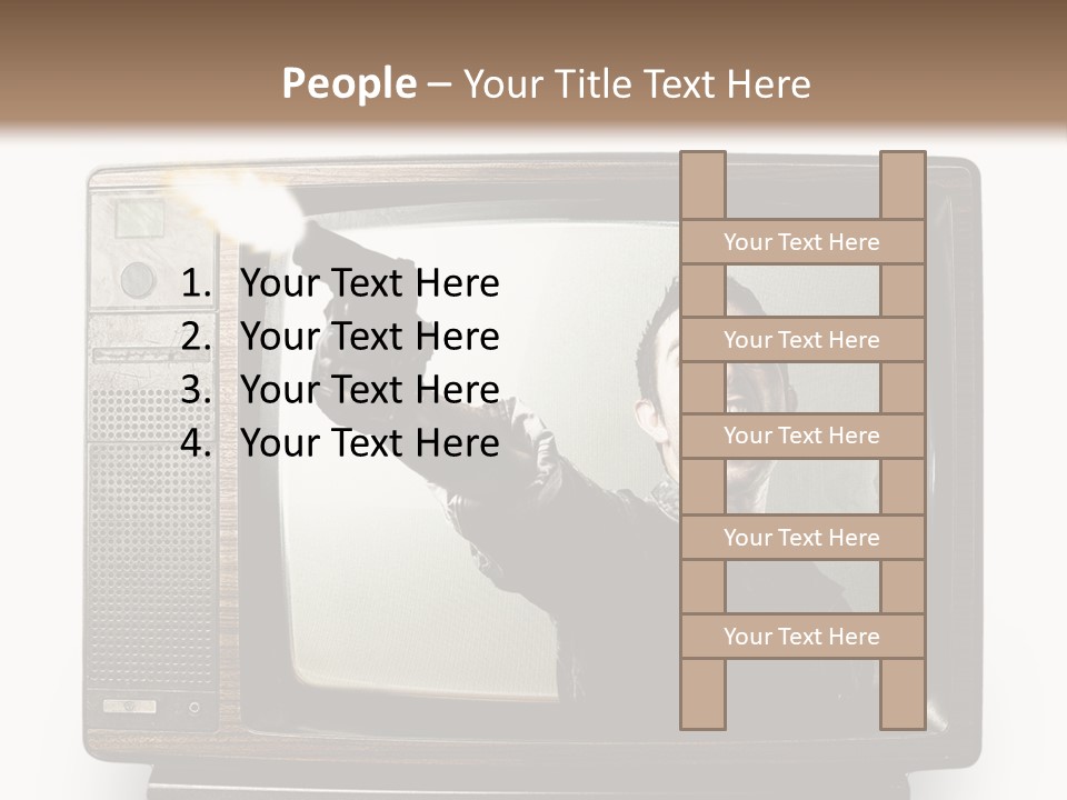 Man Games News PowerPoint Template