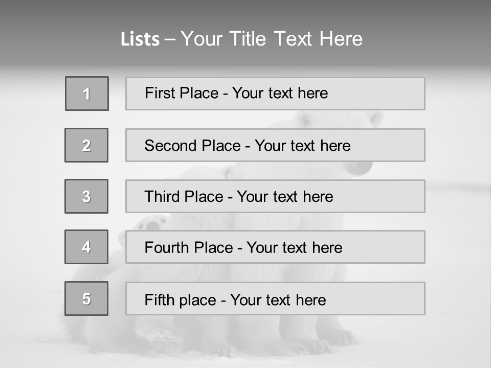 White Paw Northern PowerPoint Template
