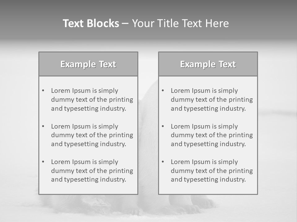 White Paw Northern PowerPoint Template