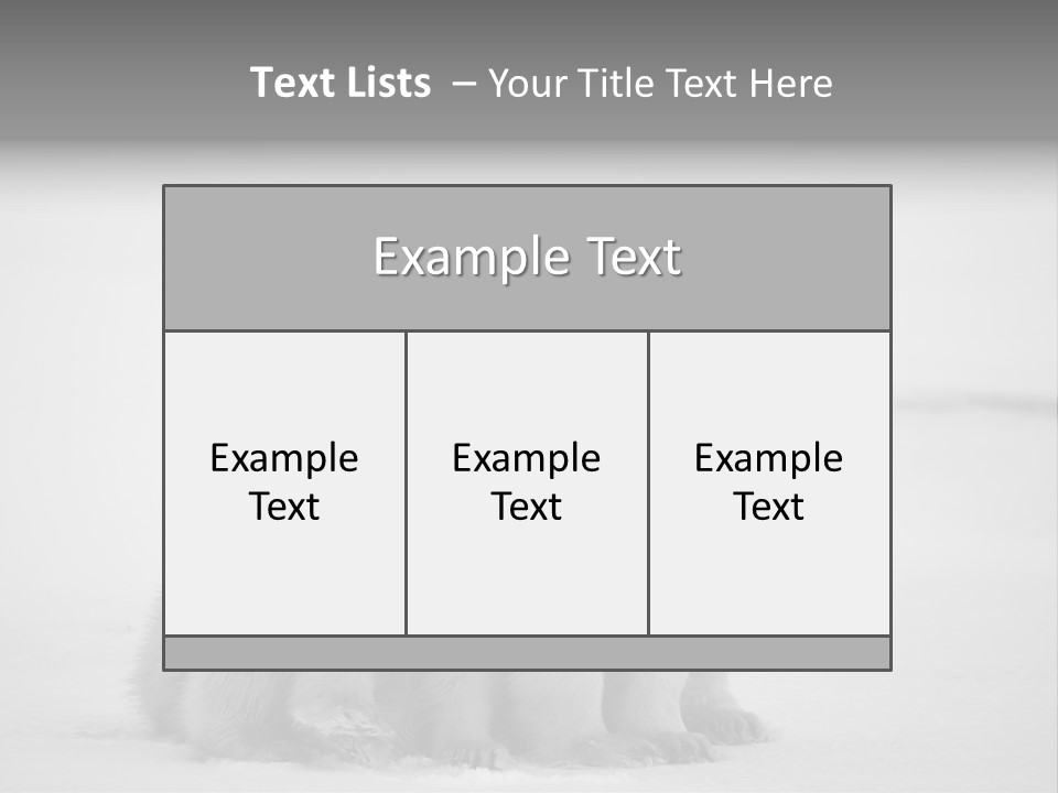 White Paw Northern PowerPoint Template