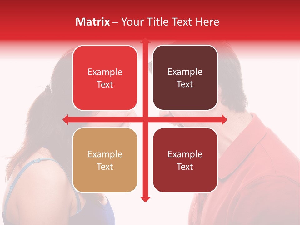 Cute People Yelling PowerPoint Template