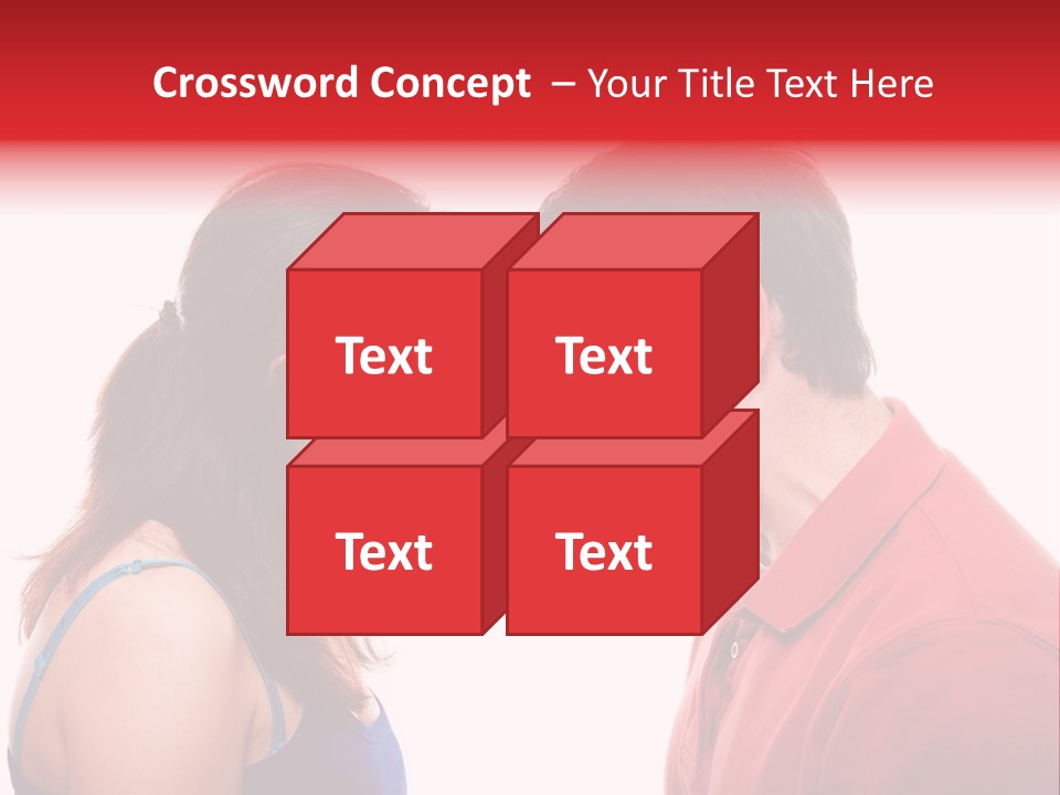 Cute People Yelling PowerPoint Template