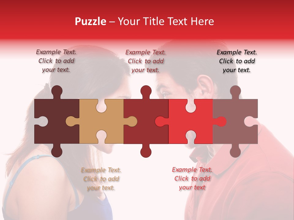 Cute People Yelling PowerPoint Template