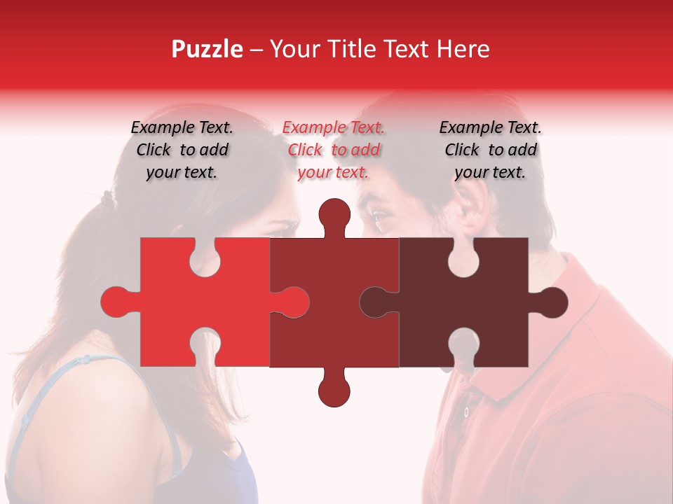 Cute People Yelling PowerPoint Template