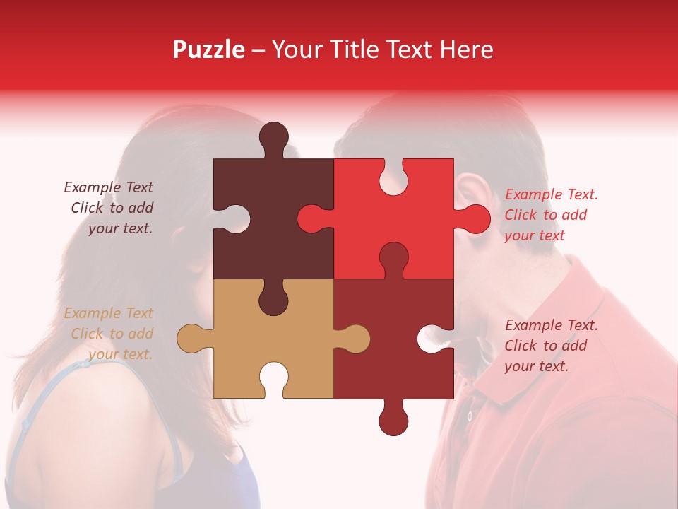 Cute People Yelling PowerPoint Template