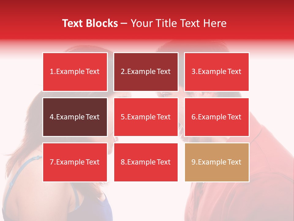 Cute People Yelling PowerPoint Template