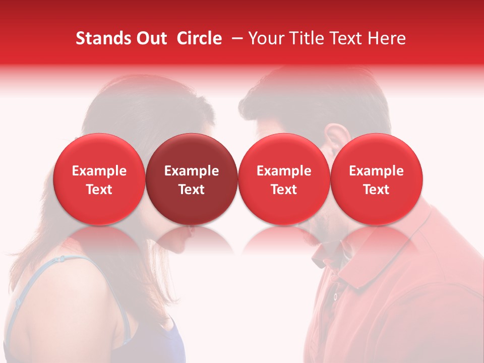 Cute People Yelling PowerPoint Template