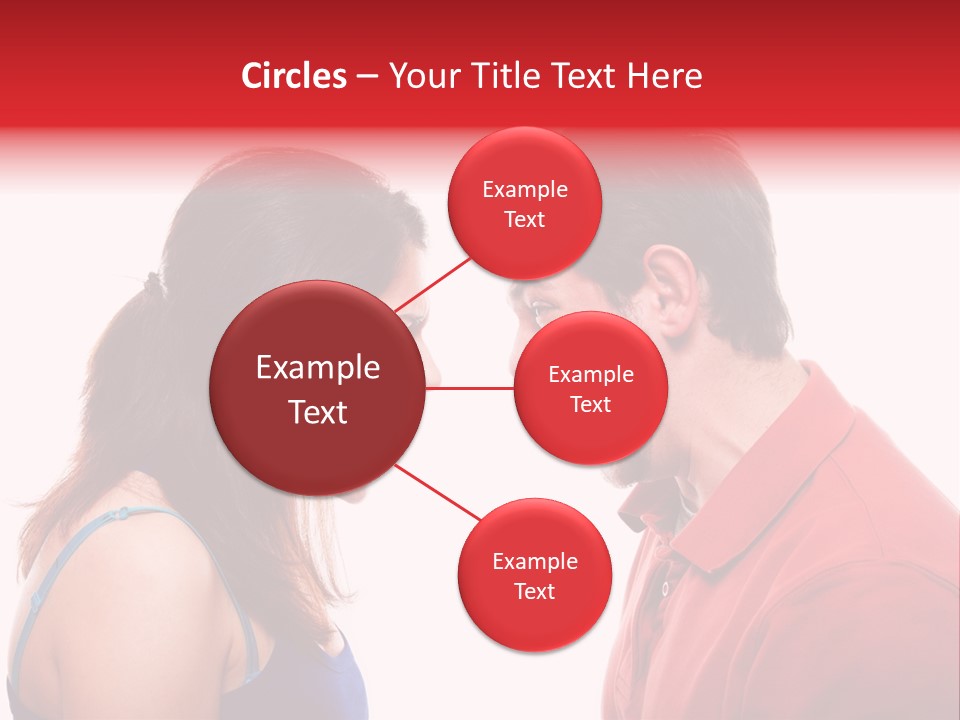 Cute People Yelling PowerPoint Template