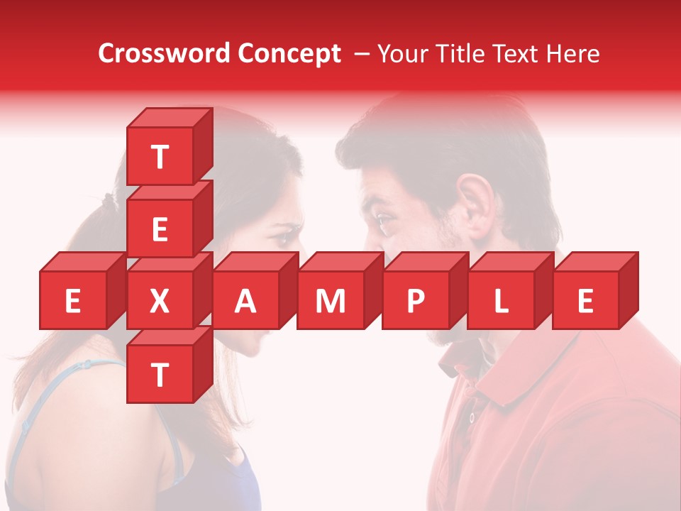 Cute People Yelling PowerPoint Template