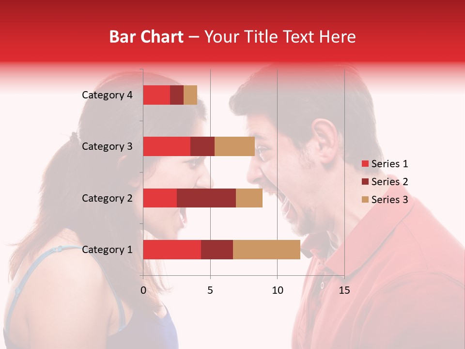 Cute People Yelling PowerPoint Template