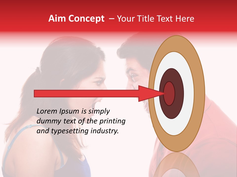 Cute People Yelling PowerPoint Template