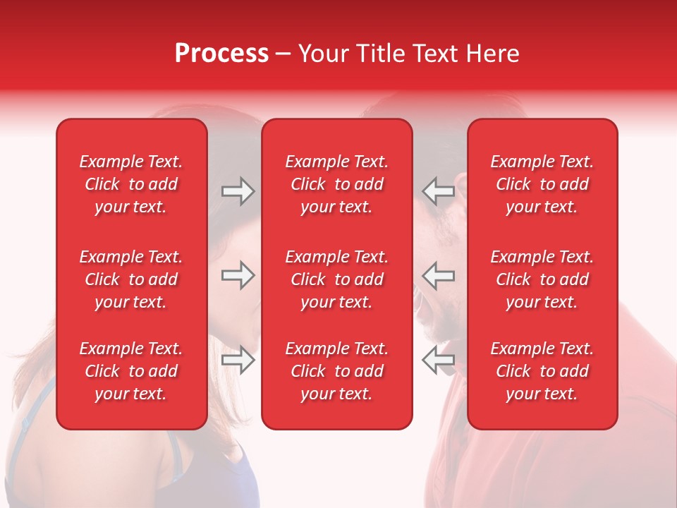 Cute People Yelling PowerPoint Template