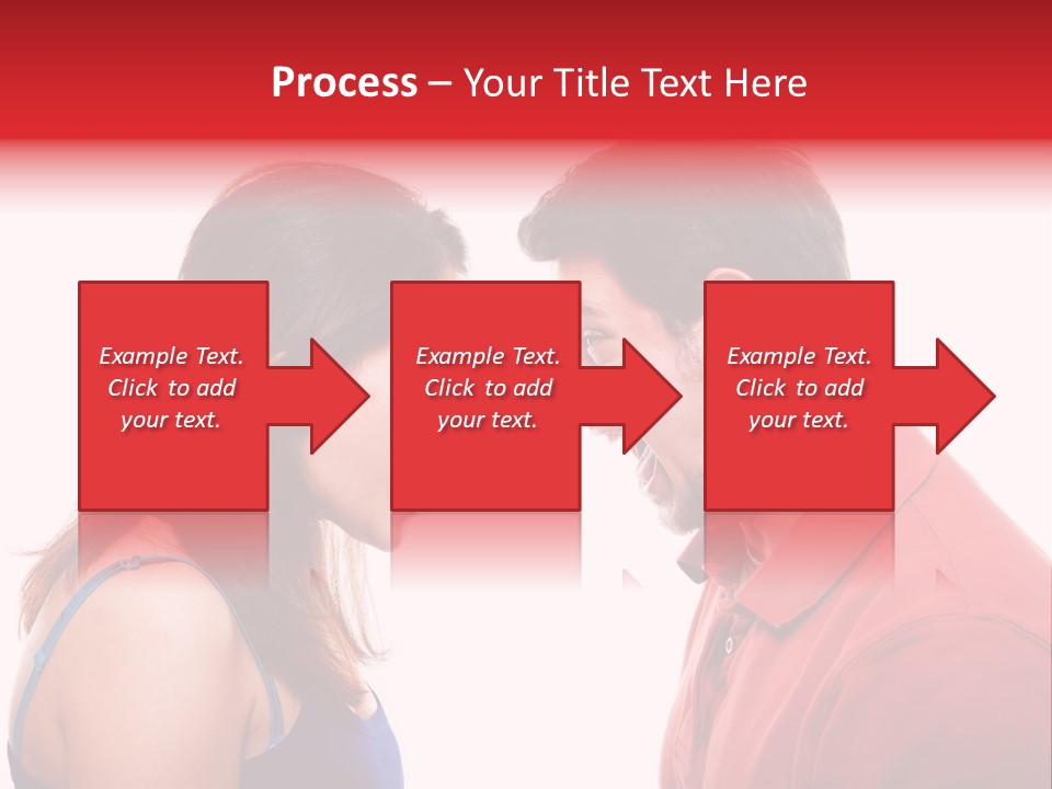 Cute People Yelling PowerPoint Template