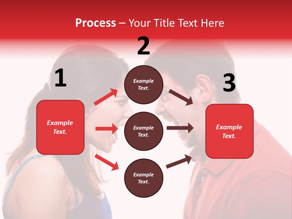 Cute People Yelling PowerPoint Template