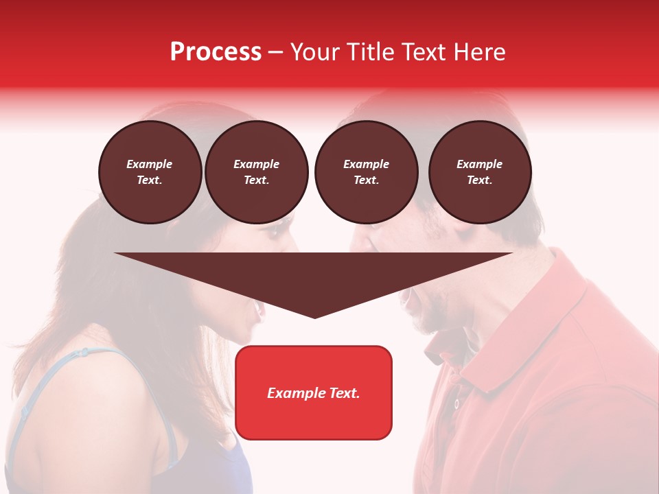 Cute People Yelling PowerPoint Template