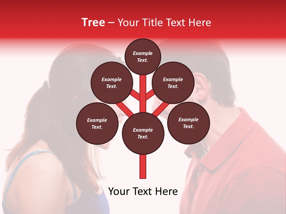 Cute People Yelling PowerPoint Template