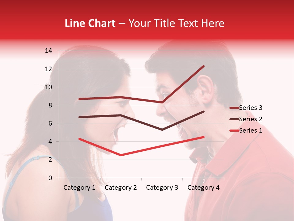 Cute People Yelling PowerPoint Template