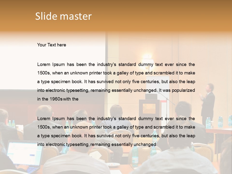 Manager Workshop Office PowerPoint Template