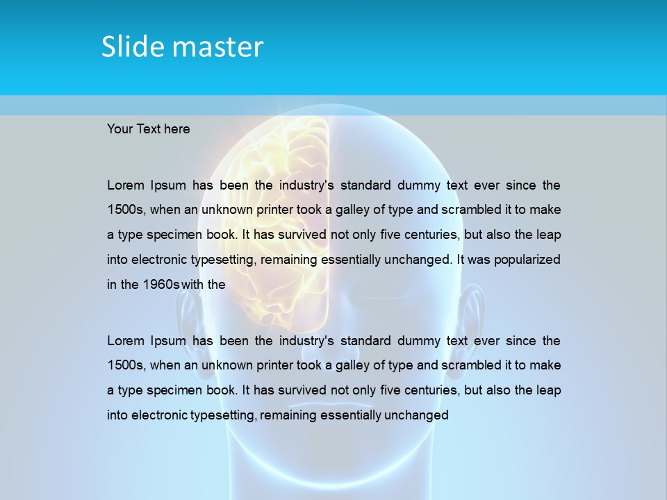 Stem Male Medicine PowerPoint Template