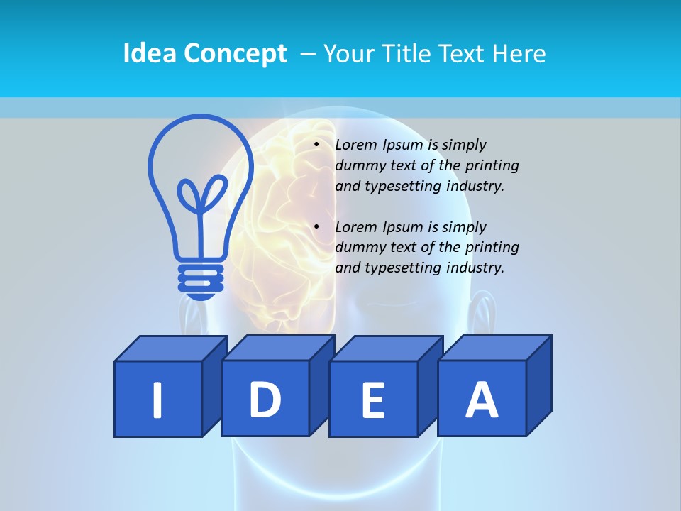 Stem Male Medicine PowerPoint Template
