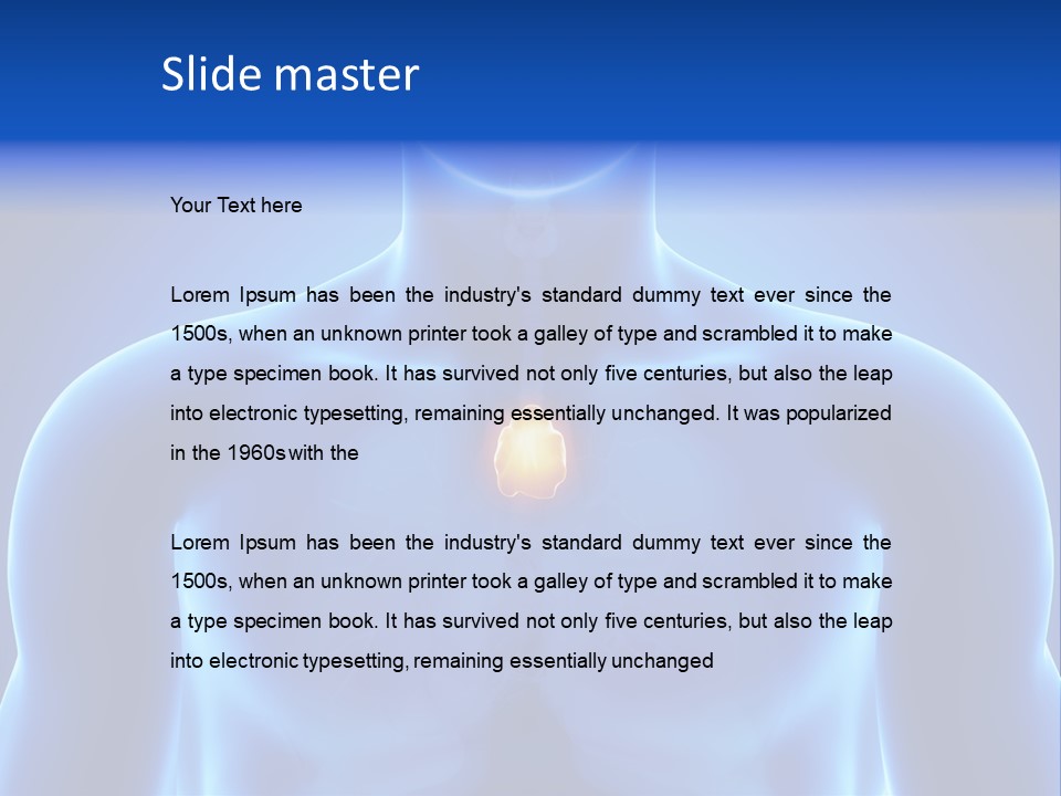 Cigarette Muscular Medicine PowerPoint Template