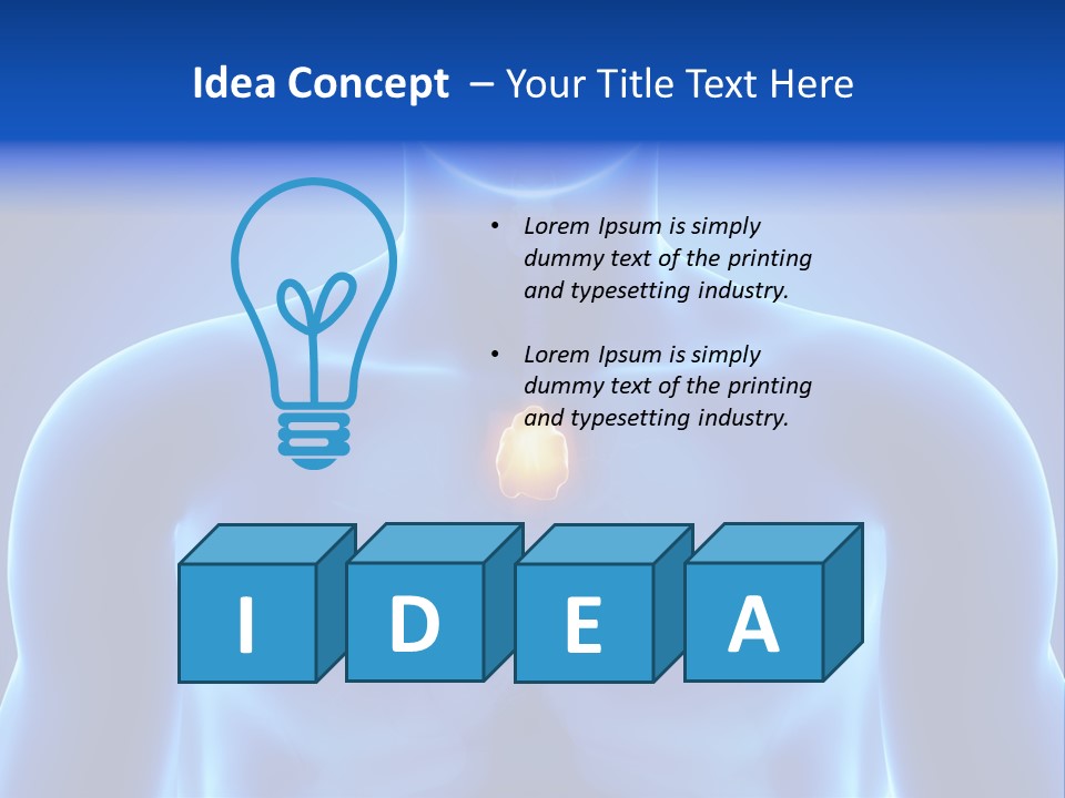 Cigarette Muscular Medicine PowerPoint Template
