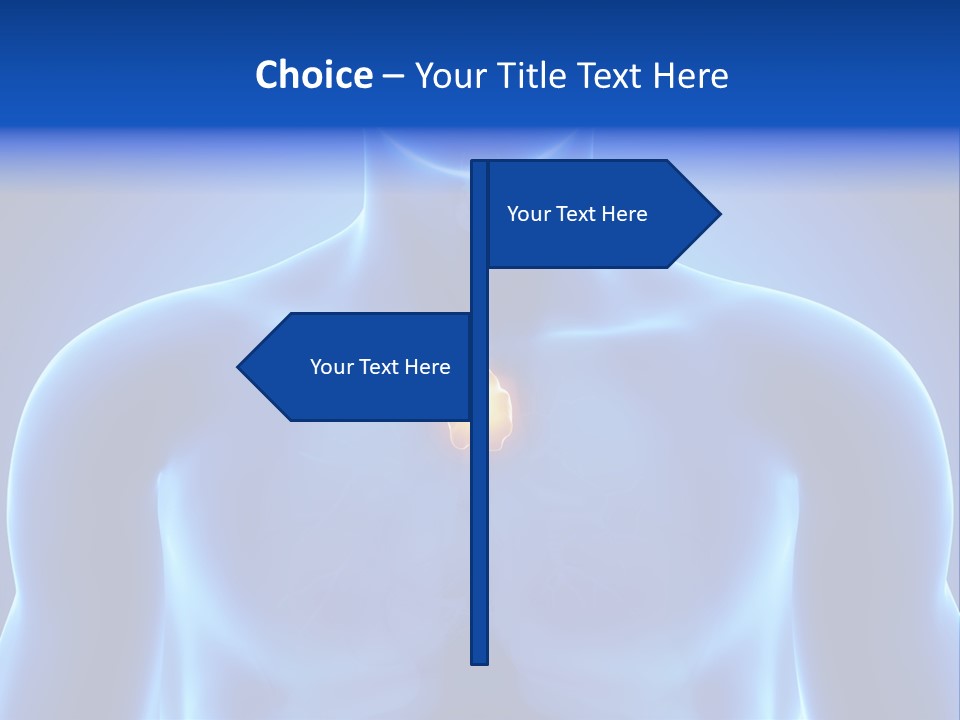 Cigarette Muscular Medicine PowerPoint Template