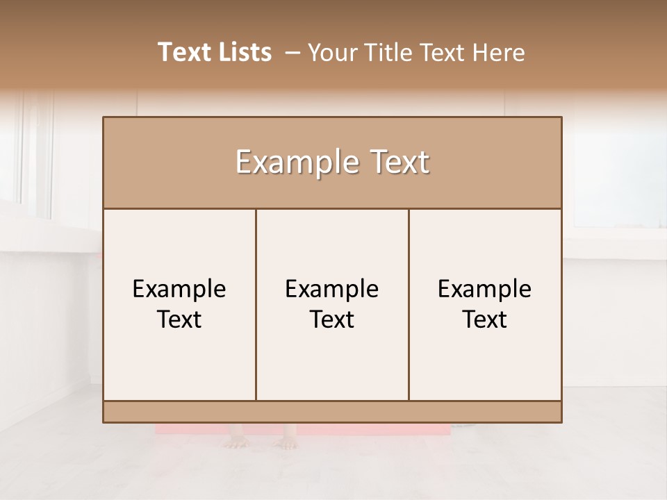 Floor Kid Concept PowerPoint Template