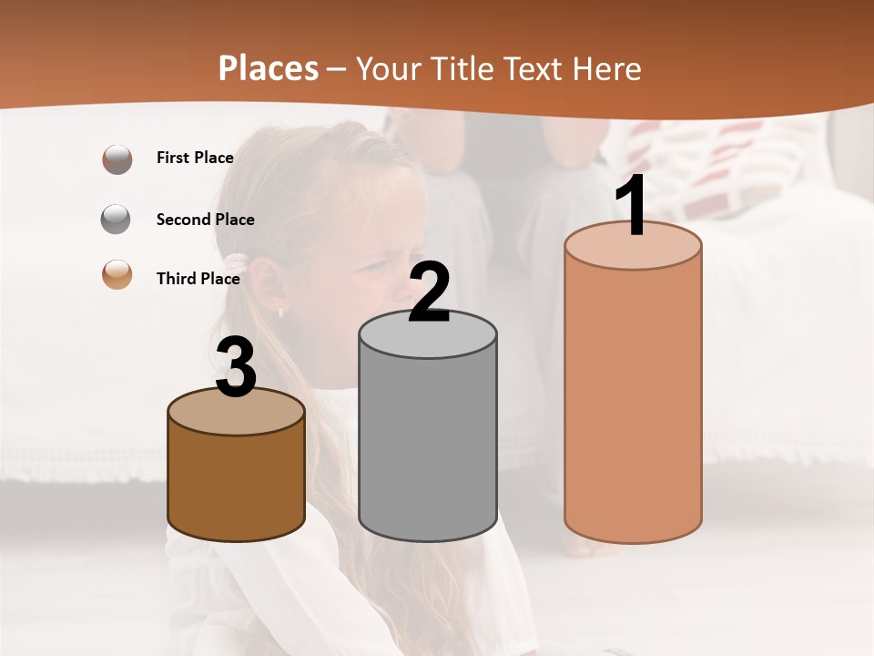 Sad Little Parent PowerPoint Template