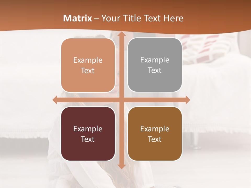 Sad Little Parent PowerPoint Template