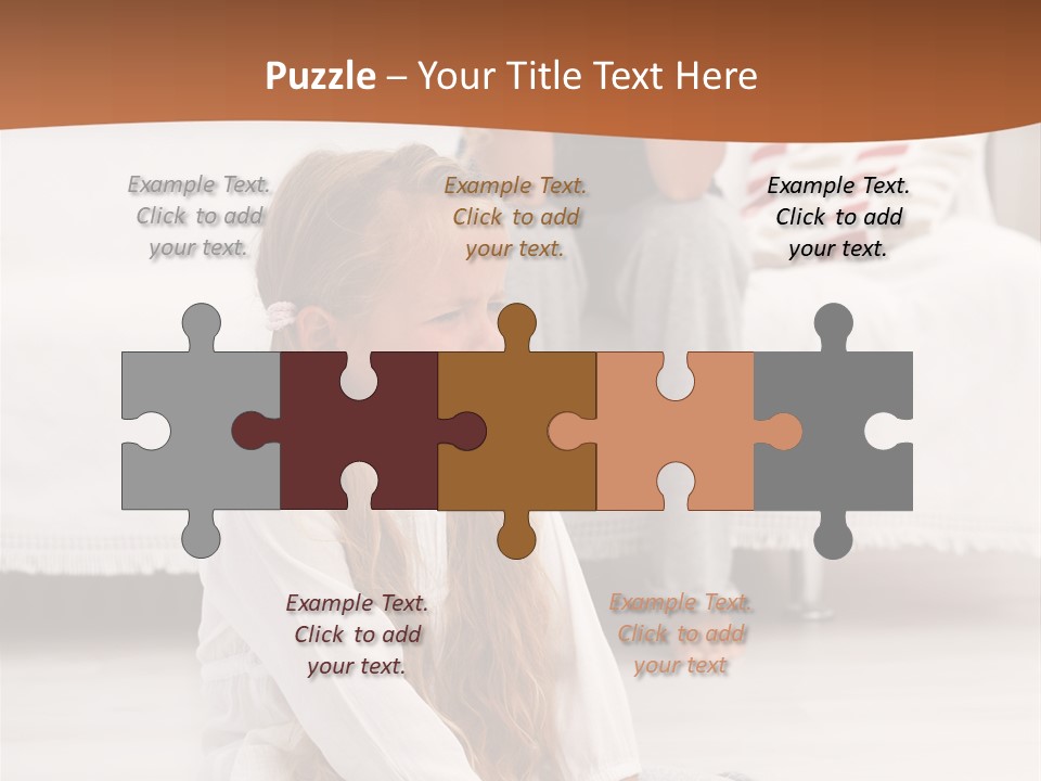 Sad Little Parent PowerPoint Template