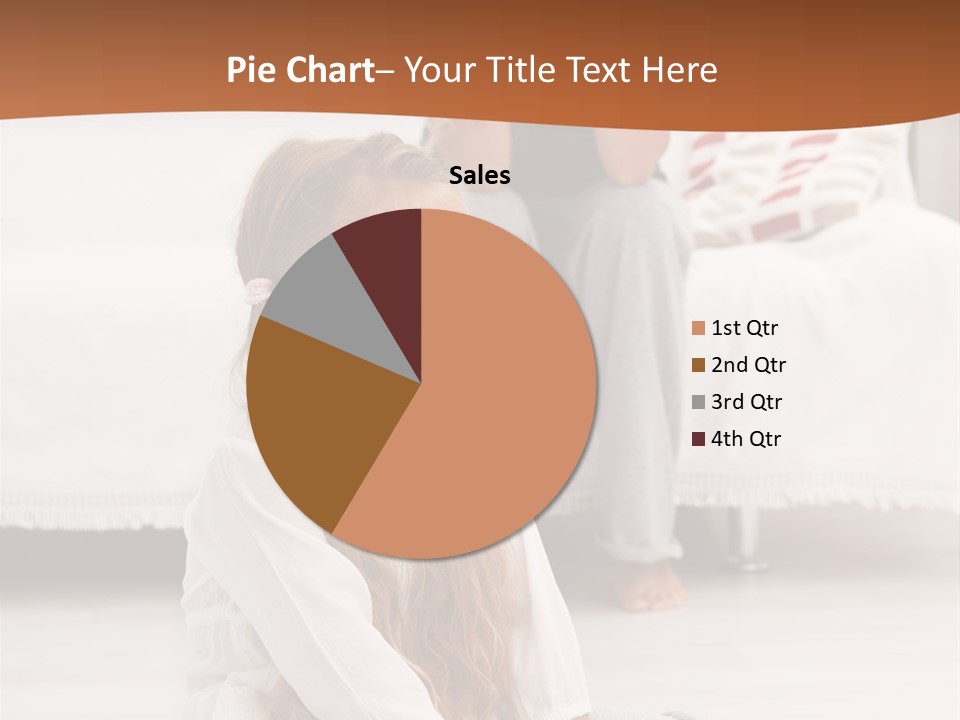 Sad Little Parent PowerPoint Template