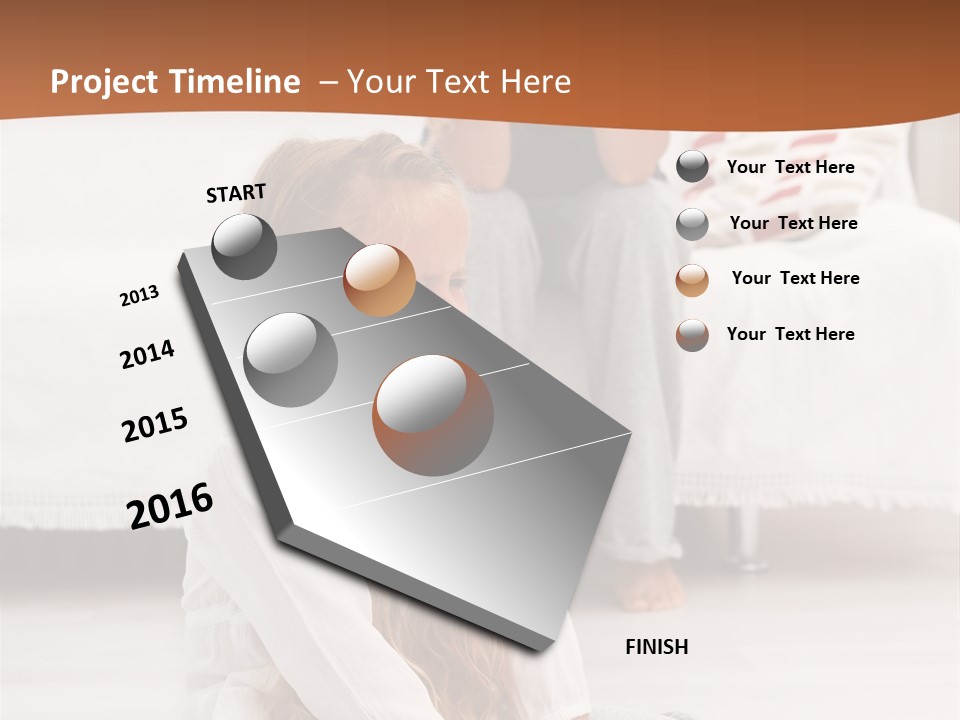 Sad Little Parent PowerPoint Template