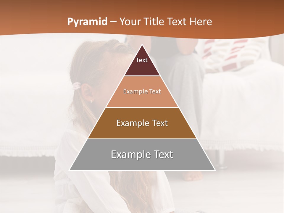 Sad Little Parent PowerPoint Template