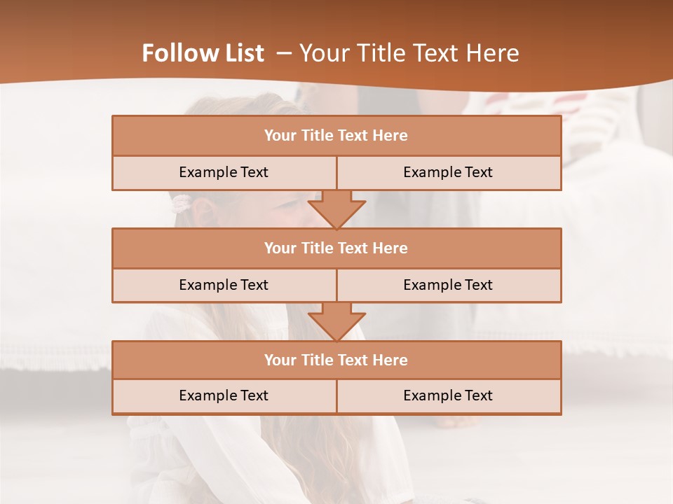 Sad Little Parent PowerPoint Template