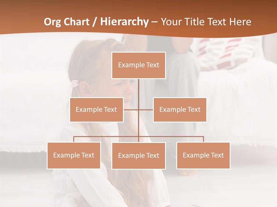 Sad Little Parent PowerPoint Template