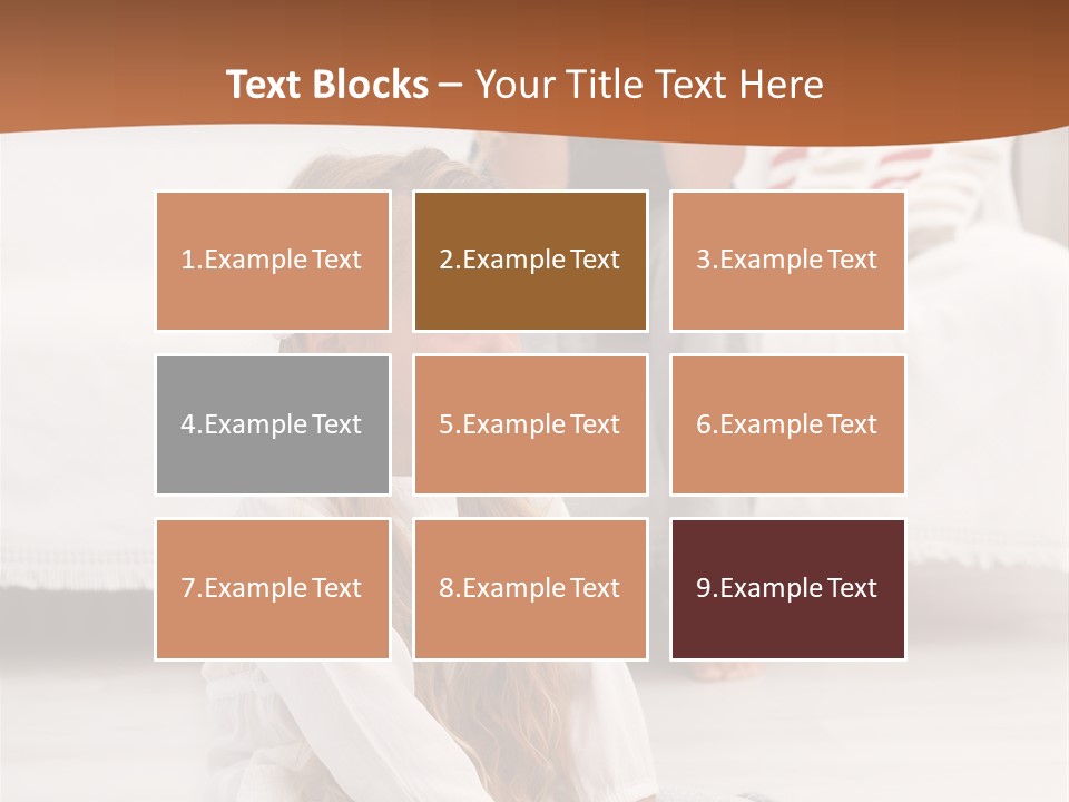 Sad Little Parent PowerPoint Template