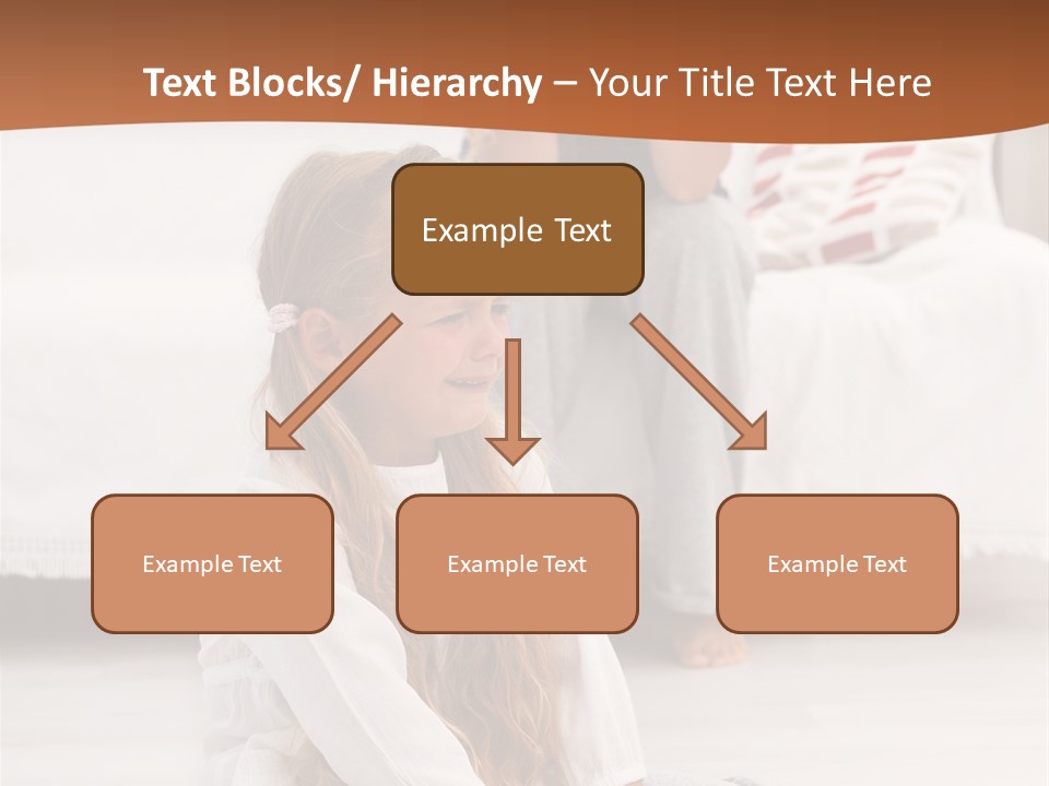 Sad Little Parent PowerPoint Template